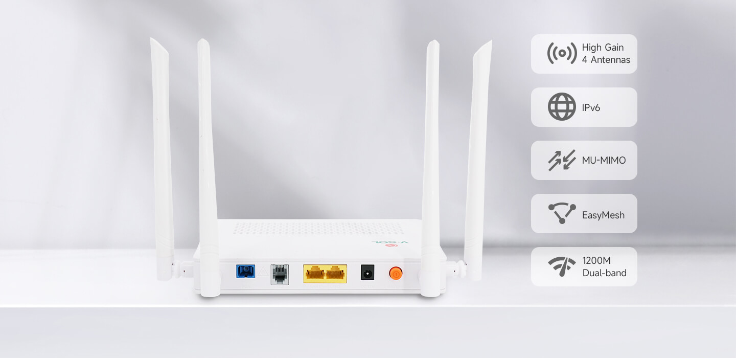 ONU EPON/GPON Wi-Fi 5 Doble Banda